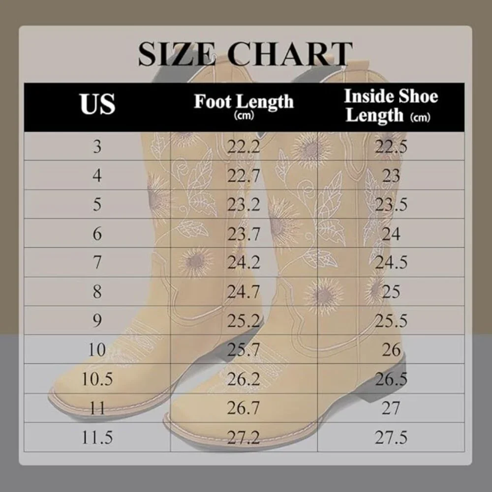 Cowboy Western Rubber Boots